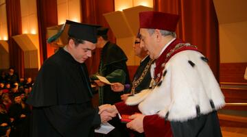 Rozdanie dyplomów - grudzień  2008