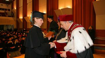 Rozdanie dyplomów - grudzień  2008
