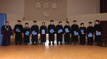 Rozdanie dyplomów, grudzień 2010